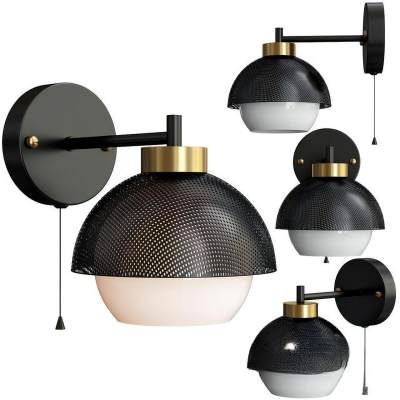 现代金属烤漆壁灯-4